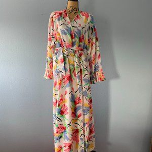 Vintage Mary Mcfadden Dressing Gown Robe